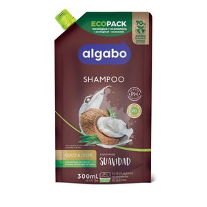 Shampoo coco y leche repuesto 300 ml