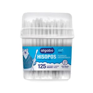 Hisopos de algodon (125 unidades)