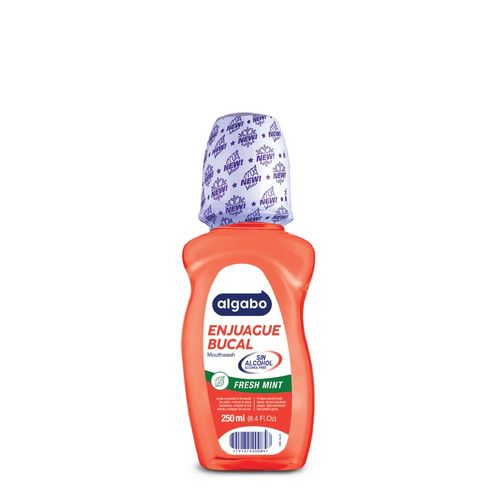 Enjuague bucal sin alcohol fresh mint 250 ml
