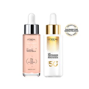 Combo rostro serum: true match serum + serum uv defender