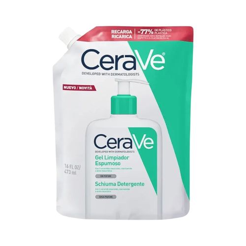 Gel limpiador espumoso refill 473 ml