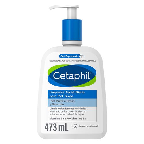 Limpiador facial diario para piel grasa  473 ml