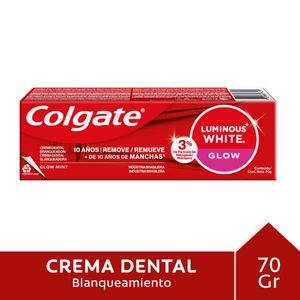 Crema dental luminous white glow 70 gr
