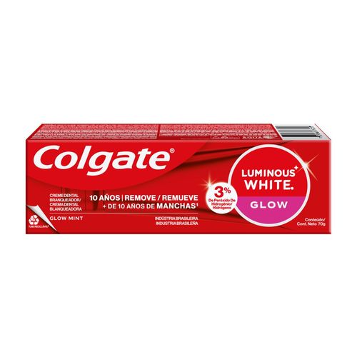 Crema dental luminous white glow 70 gr