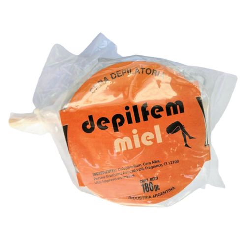 Cera depilatoria con miel lata 180 gr