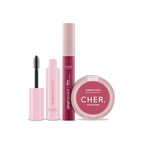 Combo The glossy pink