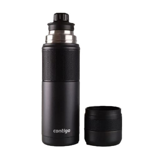 Termo acero inoxidable negro 739 ml