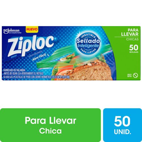 Bolsas herméticas para llevar chica 50un