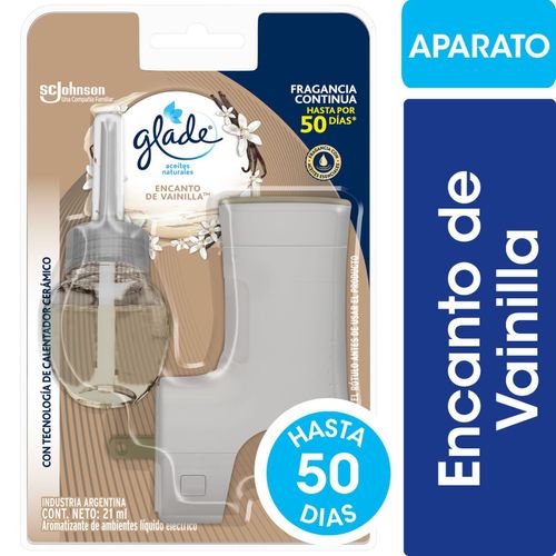Aromatizante de Ambientes Aceites Naturales Aparato + Repuesto 21ml