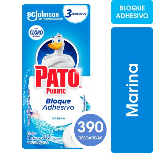 Bloque adhesivo para inodoros marina