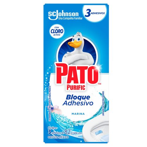 Bloque adhesivo para inodoros marina