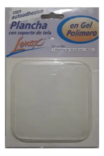 Plancha de gel con soporte de tela