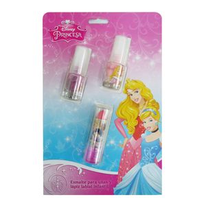 Set (2 esmalte + 1 labial) - princesa