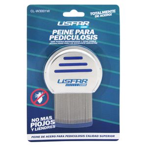 Peine para pediculosis de acero
