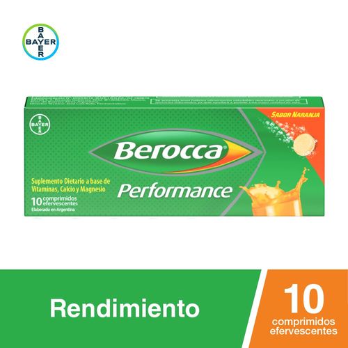 Suplemento dietario con vitaminas calcio y magnesio (10 comp eferv)