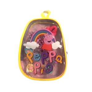 Set de accesorios de pelo (mochila + peine + colita + hebilla)