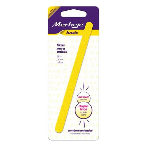 Lija para uñas gold (6 unidades)