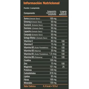 Bio energy fórmula bioenergética reconstituyente (30 comprimidos)