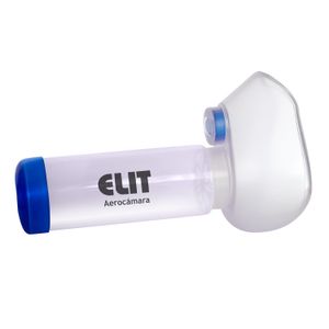 Aerocámara espaciadora con máscara bivalvulada juvenil