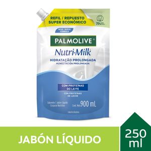 Jabón líquido nutrimilk doypack 900 ml