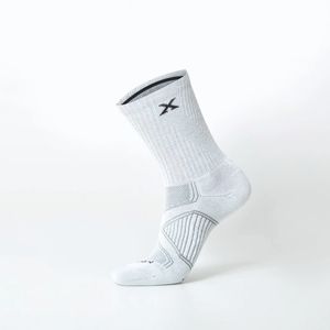 Medias 24/7 crew blanca talle l