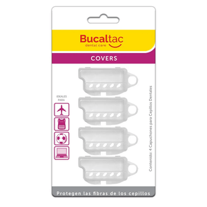Capuchones para cepillos dentales (4 unidades)