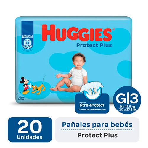 Pañal protect plus g (20 unidades)