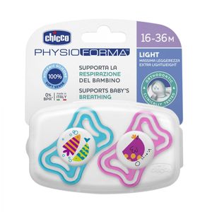 Chupete physio light girl 16 a 36 meses 2 unidades