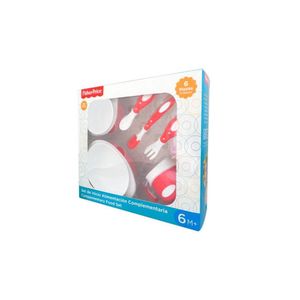 Set de alimentacion baby rojo (6 piezas)
