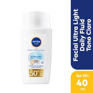 Protector solar F50+ sun daily fluid tono claro 40 ml