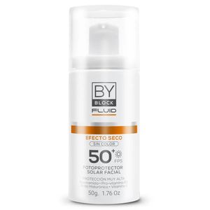 By Block fluid fotoprotector efecto seco fps50 s/color 50 gr