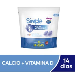 Suplemento dietario calcio + vitamina d (28 pastilla de goma)