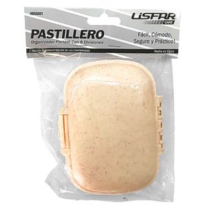 Pastillero portatil con 8 divisiones