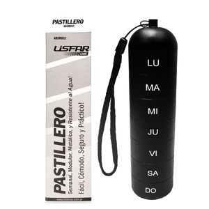 Pastillero semanal modular cilindro metalico