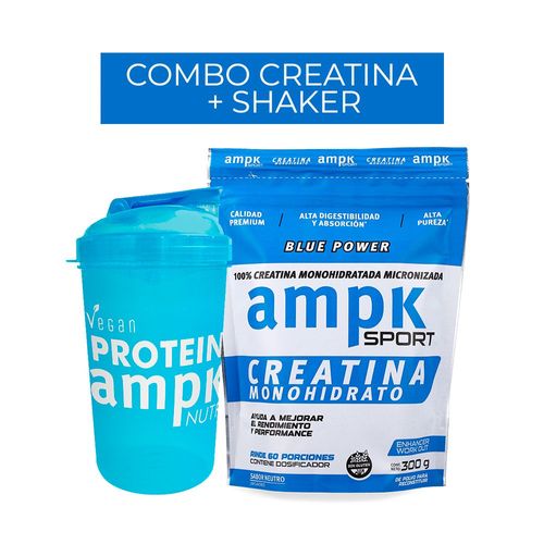 Combo Creatina + shaker