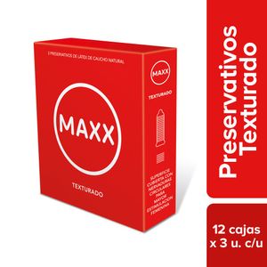 Preservativos texturados (12 cajas de 3 unidades c/u)