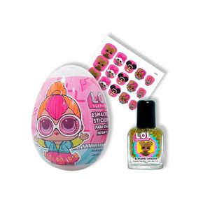 Huevo con esmalte sorpesa + stickers