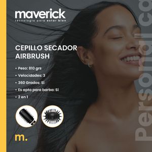 Cepillo secador de pelo airbrush