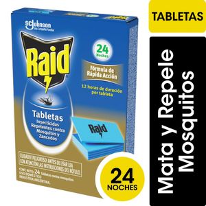 Insecticida contra mosquitos tabletas rp 24un