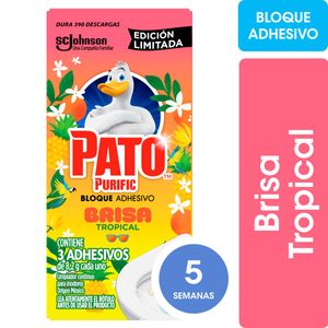 Bloque adhesivo para inodoros tropical