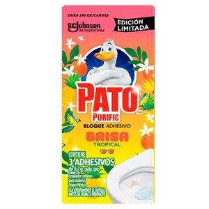 Bloque adhesivo para inodoros tropical