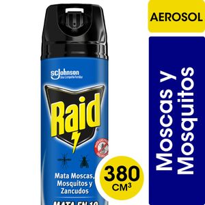Insecticida mata moscas y mosquitos 380 ml