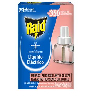 Insecticida Mosquitos Líquido Eléctrico Floral Repuesto 45 Noches 32.9ml