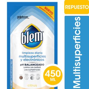 Limpiador multisuperficies y electrónicos citrus repuesto 450 ml