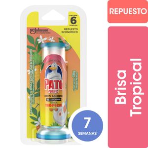 Discos adhesivos para inodoro tropical repuesto 38 gr