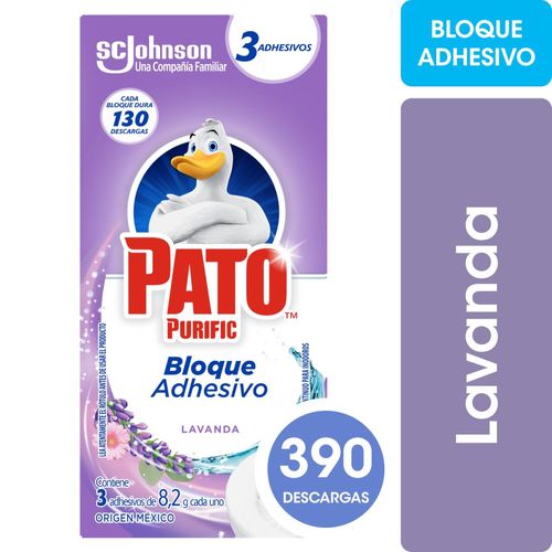 Limpiador adhesivo para inodoro lavanda (3 unidades)