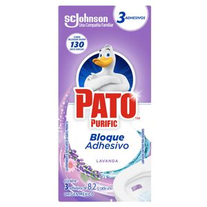 Limpiador adhesivo para inodoro lavanda (3 unidades)