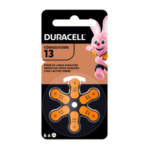 Pila para Audífonos  Tamaño 13 Blister  6 unidades