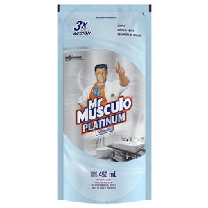 Limpiador líquido vidrios y multiusos mr músculo lavanda rp 450 ml