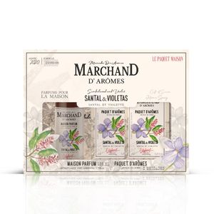 Pack maison santal & violetas (home spray + 2 sobres)